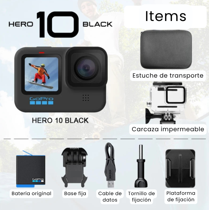 GoPro Hero 10 Negra